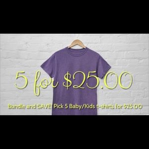 Baby/Kids girls & Boys tee shirts on sale!